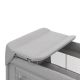 KINDERKRAFT prenosivi krevetac 2u1 leody up grey sa dodacima - EP3080309