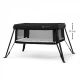 KINDERKRAFT Prenosivi krevetac Cami 3u1, crna - KLCAMI00BLK0000