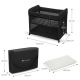KINDERKRAFT Prenosivi krevetac Moon dream, crna - KLMODR00BLK30