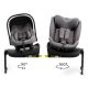 KINDERKRAFT Set auto sedišta i-Lite i-Fix Endura Safe sa isofix bazom, siva - KCENSA00GRY3000