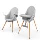 KINDERKRAFT stolica za hranjenje 2u1 fini up grey - EP2916631