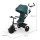 KINDERKRAFT tricikl aston 2 plus green - EP2916616