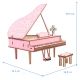 3D drvena slagalica-pink klavir - 63