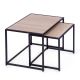 MODERNHOME Klub sto loft, set od dva komada - PJJST0302