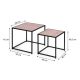 MODERNHOME Klub sto loft, set od dva komada - PJJST0302