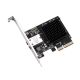 E-GREEN PCI-Express kontroler x 4 na 1-port RJ45 10 Gigabit Ethernet - KON00383