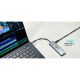 GENIUS USB Hub 5u1 UH-500, srebrna - KON00412