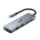 GENIUS USB Hub 5u1 UH-500, srebrna - KON00412
