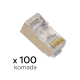 Konektor RJ45 metal CAT 6 8P8C JWD-AD82 100 kom - 206448
