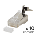 Konektor RJ45 metal CAT 7  10 kom - 206449