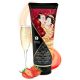 Krema za masažu sa ukusom šampanjca i jagode Shunga Kissable Massage Sparkling Strawberry Wine - 06276230000