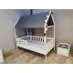 Krevet Planinska Kucica Sa Dušekom Premium 160X80 Domek Retro Bela - 77009-1