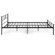 MODERNHOME Krevet sa metalnim ramom 140x200 cm sa podnicom black frame - EP2994487