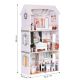 ECO TOYS Kućica za lutke alice na 3 sprata, 4 sobe, set sa 9 komada nameštaja – ecotoys - EP2749283