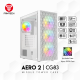 Kuciste Gaming Fantech CG83 Aero 2 belo - 210374