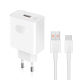 Kućni punjač Honor Super Charge 66W sa kablom beli - 210497