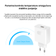 Kućni punjač Honor Super Charge 66W sa kablom beli - 210497
