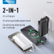 Kućni punjač KONFULON A57Q 20W sa Power Bank baterijom 20000mAh i 2u1 kablom crni - 617062