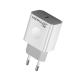 Kucni punjac KONFULON C69D+DC13 PD20W sa PD kablom Type C na iPhone lightning beli - 39182