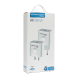 Kucni punjac KONFULON C69D+DC13 PD20W sa PD kablom Type C na iPhone lightning beli - 39182