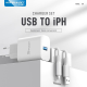 Kućni punjač KONFULON Joko C87 3A sa kablom USB na iPhone Lightning 1m - 611506