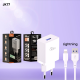 Kućni punjač KONFULON Joko JK77 2.4A sa kablom USB na iPhone Lightning beli 1m - 610482