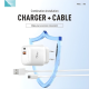 Kucni punjac KONFULON JK82 + PX15 PD 20W, QC 18W, sa kablom USB na Type C beli - 215584