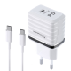 Kućni punjač KONFULON Joko C32D+DC15 PD 20W sa kablom Type-C na Type-C - 614406