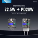 Kućni punjač KONFULON Joko C86Q PD 22.5W/ USB 3.0 22.5w sa kablom Type-C na Type-C beli 1m - 613672