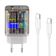 Kućni punjač KONFULON Joko C86Q PD 22.5W/ USB 3.0 22.5w sa kablom Type-C na Type-C beli 1m - 613672