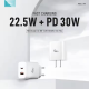 Kućni punjač KONFULON Joko JK87 PD 30W/ USB Q.30W sa kablom USB na iPhone Lightning beli 1m - 613669