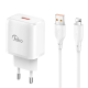 Kućni punjač KONFULON Joko JK90+DC64 PD 20W sa kablom USB na iPhone Lightning beli 1m - 615494