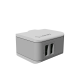 Kućni punjač LDNIO A2203 dual USB 2.4A + iPhone Lightning kabel beli - 020371