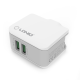 Kućni punjač LDNIO A2203 dual USB 2.4A + iPhone Lightning kabel beli - 020371