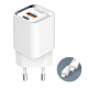 Kućni punjač LDNIO A2317C, 3.6A, QC3.0 18W, PD 30W sa Type C na Iphone lightning kablom beli - 206636