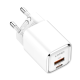 Kućni punjač LDNIO A2317C, 3.6A, QC3.0 18W, PD 30W sa Type C na Iphone lightning kablom beli - 206636