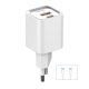 Kucni punjac LDNIO A2318C 20W PD Quick Charge 3.0 sa Type C na Type C kablom beli - 204560