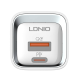 Kucni punjac LDNIO A2318C 20W PD Quick Charge 3.0 sa Type C na Type C kablom beli - 204560