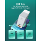Kucni punjac LDNIO A2620C PD+QC3.0 65W sa Type C na Type C kablom - 208787