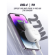 Kućni punjač LDNIO A1206C PD 27W sa kablom Type-C na iPhone Lightning beli 1m - 600653