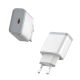 Kucni punjac LDNIO Q122 PPS PD, 27W sa Type C na Type C kablom beli - 216687