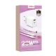 Kućni punjač Moxom MX-HC134 Fast Charge QC 18W PD20W sa kablom Type-C na iPhone Lightning beli - 613683