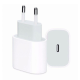 Kućni punjač PD 20W za iPhone sa kablom Type-C na Lightning beli - 059648