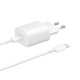 Kućni punjač PD Fast charger 25W za Samsung sa PD Type C kablom CE beli - 221118