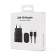 Kućni punjač PD Fast charger 25W za Samsung sa PD Type C kablom CE crni - 221119