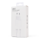Kućni punjač PD Fast charger 35W za iPhone 15-16 sa PD Type C kablom CE beli - 221115