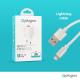 Kućni punjač Pluginn PI-D73-33w, QC3.0 PD3.0, PPS, USB-PD 20W+33W, 53W (total) sa kablom USB na iPhone Lightning beli - 059429