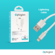 Kućni punjač Pluginn PI-D73, QC3.0 PD3.0, PPS, USB-PD 18W+20W, 38W (total) sa kablom Type-C na iPhone Lightning beli - 059426