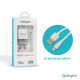 Kućni punjač Pluginn PI-D48, 5V, 2.4A, 12W sa lightning kablom beli CE - 206596-1