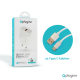 Kućni punjač Pluginn PI-D52S, QC3.0 18W sa Type C kablom beli CE - 206604-1